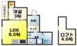 QHOUSe桑原の間取図