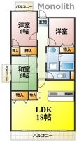 フォレストコート高尾の間取図