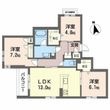 シャーメゾン伽羅橋の間取図