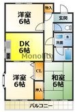 プレタメゾンFの間取図