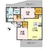 サニーヒルズ泉大津A棟の間取図