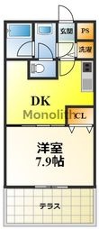 リヴェール弐番館の間取図