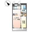 泉大津市千原町新築アパートの間取図