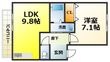 草庵の間取図