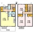 岸和田市三田町の間取図
