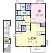 メゾンドソレイユⅡの間取図