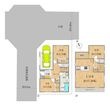 岸和田市岸野町戸建の間取図