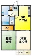 クレール高師浜の間取図