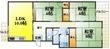 新檜尾台第2次住宅5号棟の間取図
