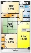 パルティール小柴の間取図