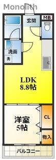 コリーヌ池上の間取図