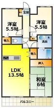 カルム長堀の間取図