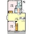 コスモ二色浜Ⅲの間取図