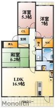 ローレルコート北野田の間取図