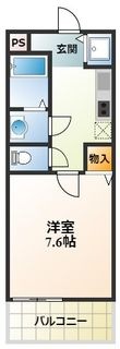 ヴァンヴェール熊取の間取図
