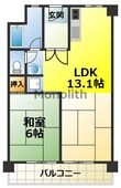 泉北原山台1丁3号棟の間取図