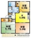 オリーブハイツの間取図