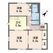 リバーサイド忠岡C棟の間取図