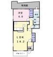 サニーストリートの間取図