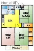 モアクレスト綾園の間取図