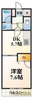 ラパス高倉台Ⅱ番館の間取図