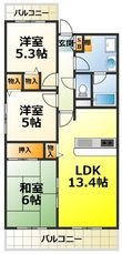 ジョイフル寿の間取図