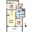 シャーメゾン深翠の社の間取図