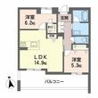 シャーメゾン深翠の社の間取図