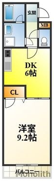 ラパス高倉台Ⅱ番館の間取図