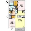 ヴィラアステール B棟の間取図