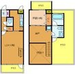 La　MODERNITEの間取図