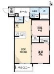 福岡市東区箱崎4丁目の間取図