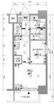 福岡市東区箱崎2丁目の間取図