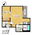 春日市桜ヶ丘8丁目の間取図