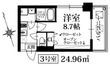 福岡市博多区住吉2丁目の間取図
