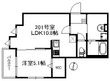福岡市早良区飯倉5丁目の間取図