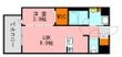 福岡市博多区吉塚1丁目の間取図