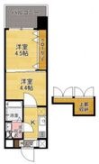 福岡市南区清水1丁目の間取図