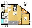 福岡市西区愛宕南2丁目の間取図