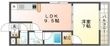 大阪市東淀川区小松2丁目の間取図