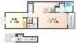 大阪市東淀川区豊新4丁目の間取図