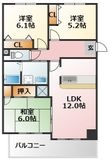 大阪市東淀川区西淡路3丁目の間取図