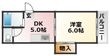 大阪市東淀川区豊新4丁目の間取図