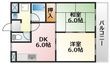 大阪市東淀川区菅原6丁目の間取図