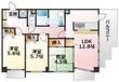 大阪市東淀川区西淡路3丁目の間取図