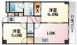 大阪市東淀川区豊里3丁目の間取図