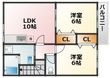 大阪市東淀川区井高野4丁目の間取図