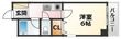 大阪市東淀川区豊新5丁目の間取図