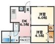 大阪市東淀川区瑞光1丁目の間取図