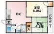 大阪市東淀川区豊新5丁目の間取図
